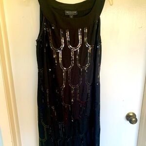 Lil black dress with sequins